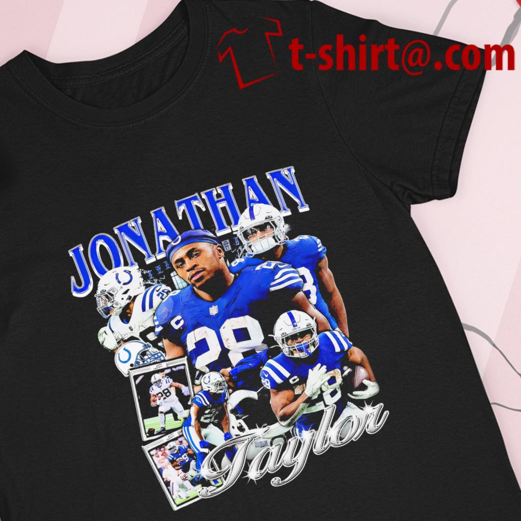 Official jonathan Taylor 28 Indianapolis Colts football retro poster shirt,  hoodie, sweater, long sleeve and tank top