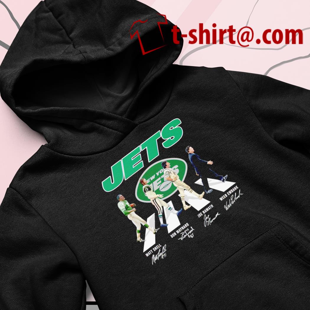 NY Jets legends Matt Snell Don Maynard Joe Namath Weeb Ewbank signature  shirt, hoodie, sweater and v-neck t-shirt