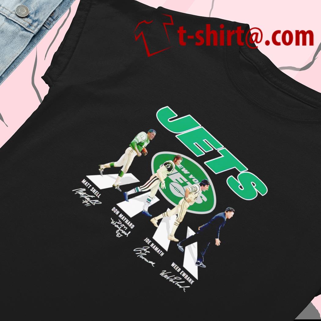 NY Jets legends Matt Snell Don Maynard Joe Namath Weeb Ewbank signature  shirt, hoodie, sweater and v-neck t-shirt