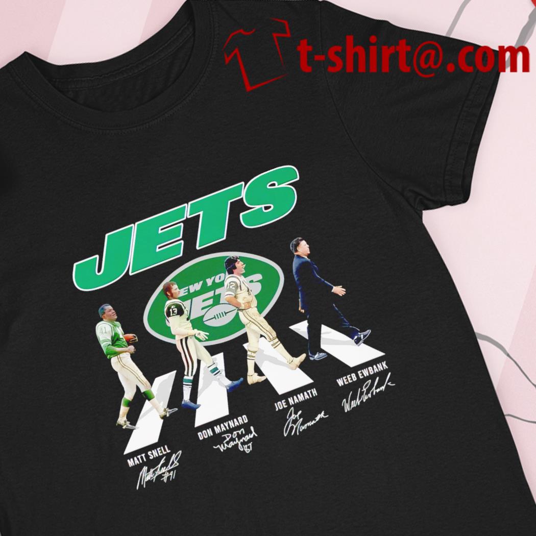 NY Jets legends Matt Snell Don Maynard Joe Namath Weeb Ewbank