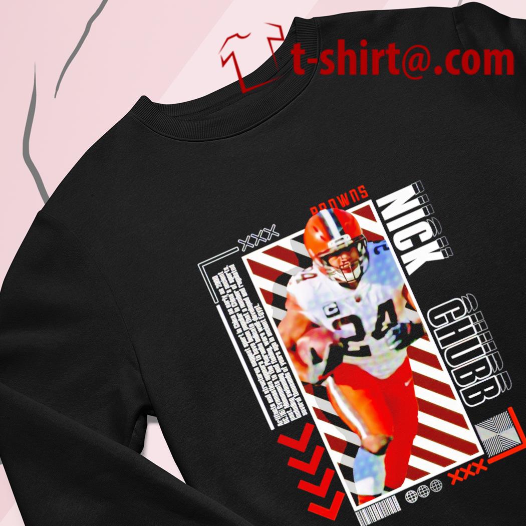 Official Nick chubb 24 T-shirt, hoodie, tank top, sweater and long sleeve t- shirt