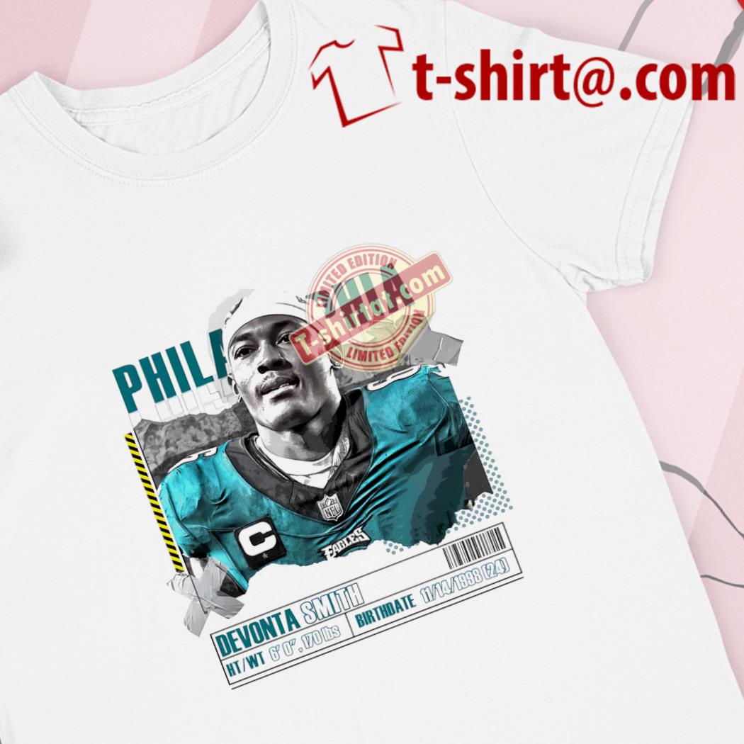 Funny deVonta Smith 11 14 1998 Philadelphia Eagles football player paper  poster gift shirt, hoodie, sweater, long sleeve and tank top