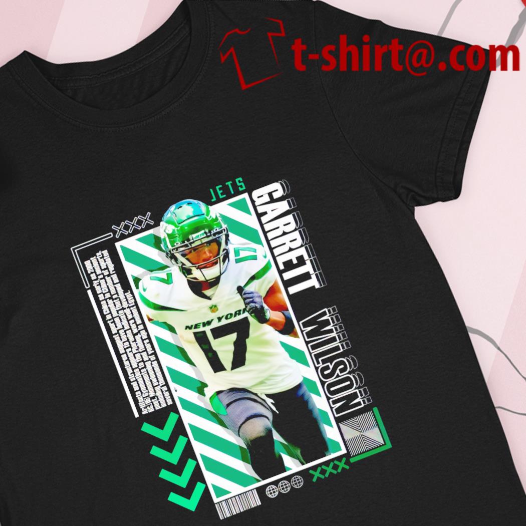 Garrett Wilson 17 New York Jets football player poster shirt, hoodie,  sweater, long sleeve and tank top